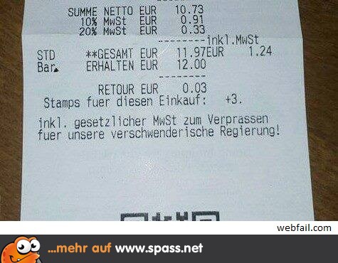 Für die Regierung
