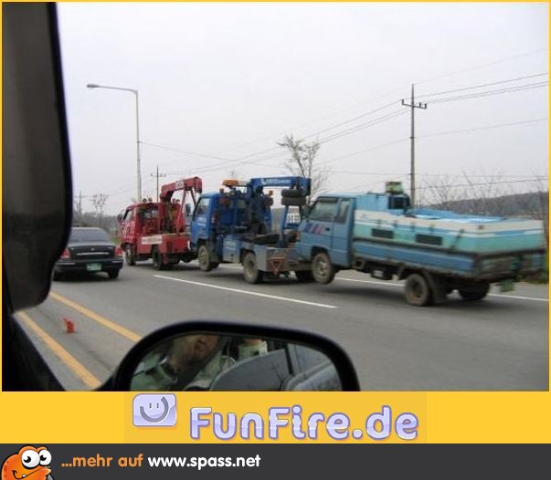 Abgeschleppter Abschlepper
