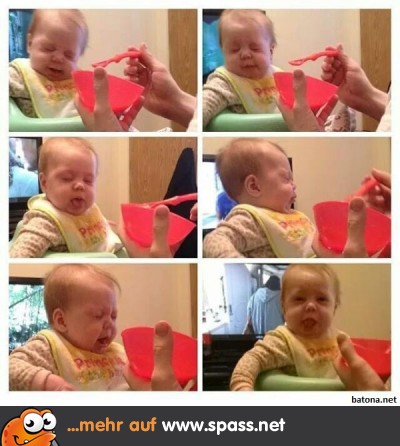 Den Mund schön weit aufmachen...