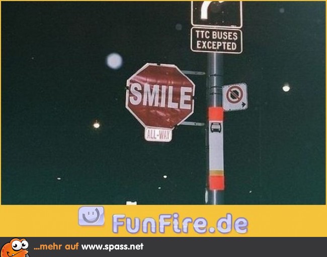 Smile statt Stop!