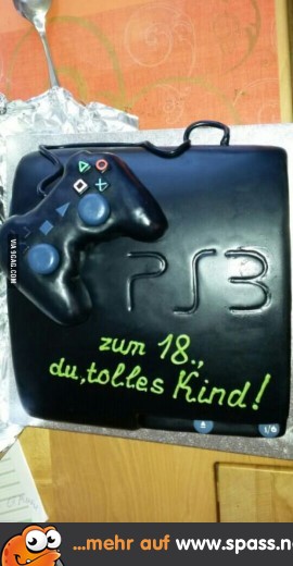 PS3 Kuchen für echte Zocker