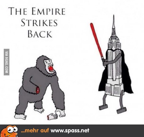 Heißt das, King Kong ist ein Jedi? Lustige Bilder auf