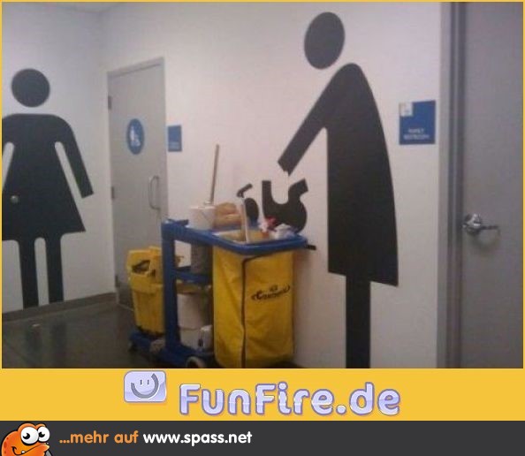 Neulich auf der Toilette