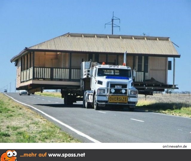 Umzugswagen mal anders