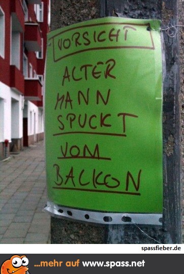 Vorsicht vor dem alten Mann