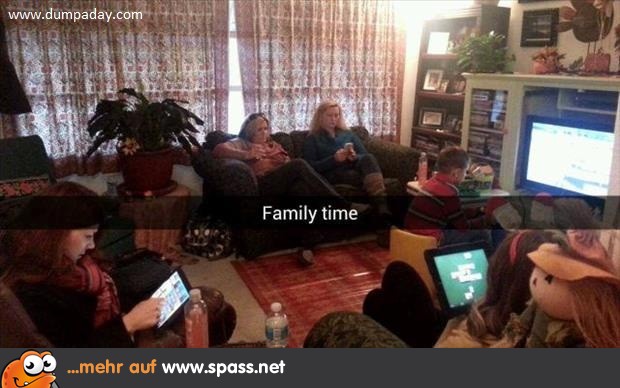 Die Familie kommt zusammen...