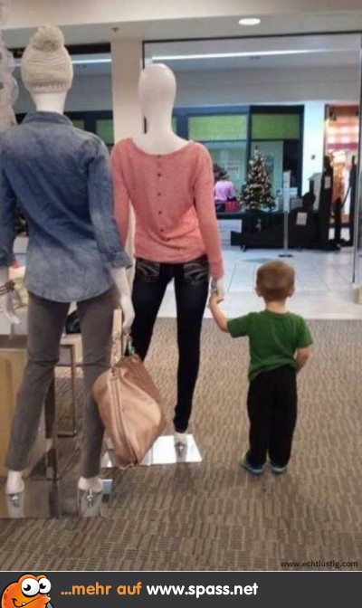 Mama ist ganz schön blass...