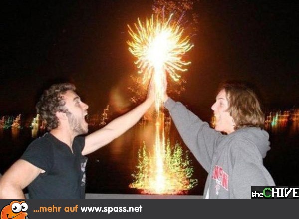 Bombastischer High-Five