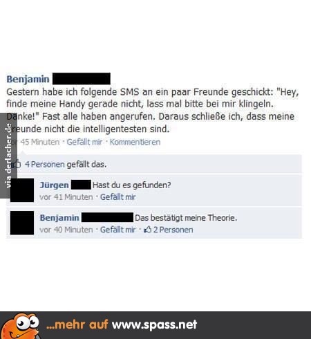 ...wo war das Handy denn nun?
