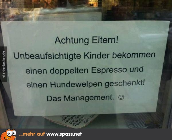 Der Horror aller Eltern