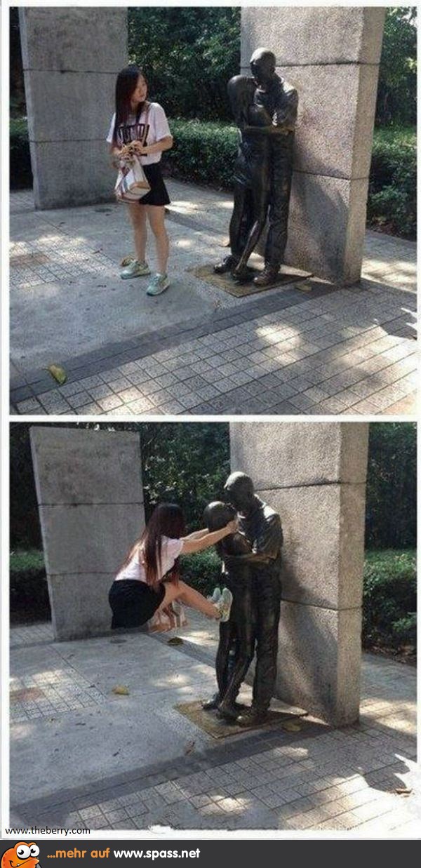 Selbst Statuen haben ein aktiveres Liebesleben