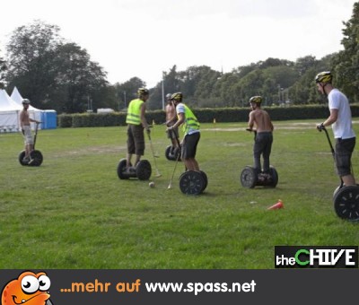 Segway-Polo, die männlichste Sportart!