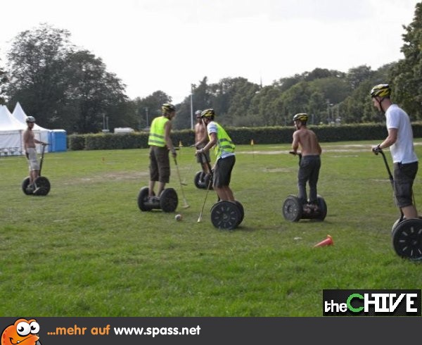 Segway-Polo, die männlichste Sportart!
