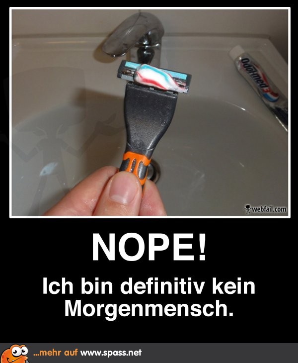 Und was kommt auf die Zahnbürste? Lustige Bilder auf