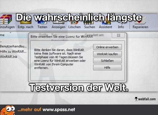 Gutes altes WinRar