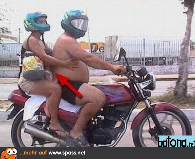 Motorrad zu dritt