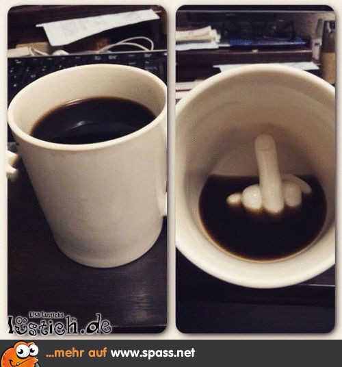 Stinkefinger Tasse