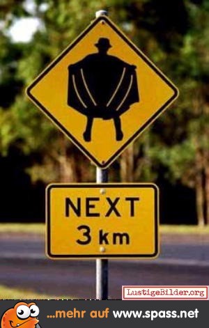 Voyeur Schild