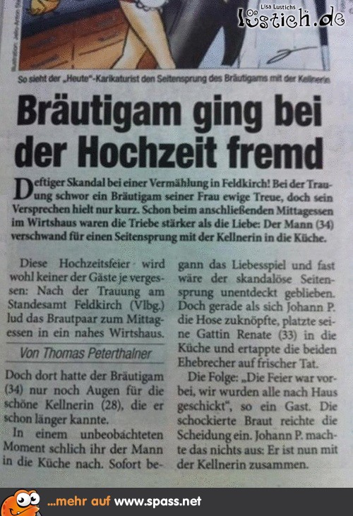Seitensprung Kellnerin