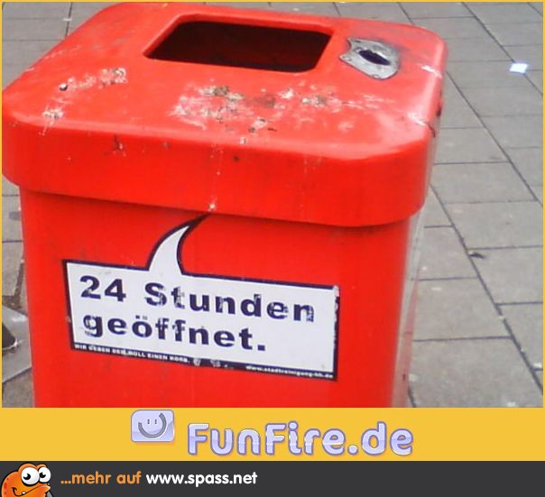 24h geöffnet