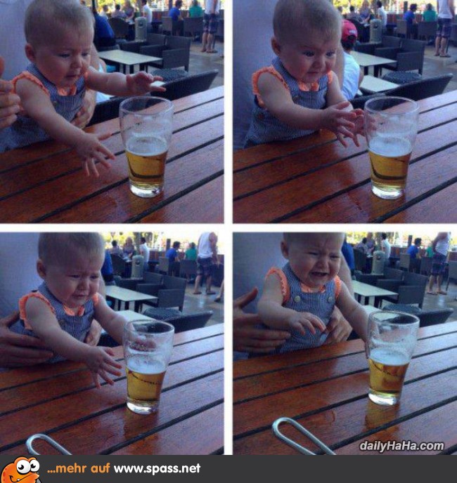 Kleinkind Bier