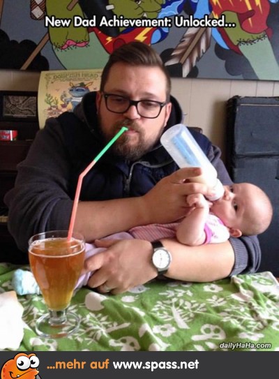 Vater Kind Trinken