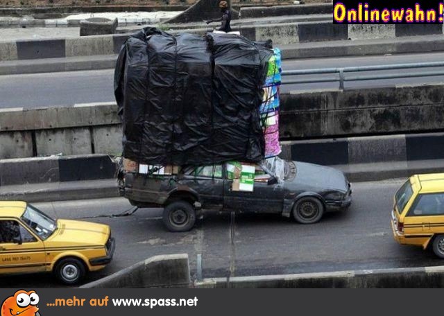 Auto überlastet