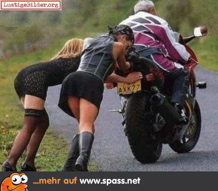 Opa Moped Frauen