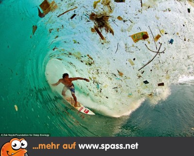 Surfer Schmutz Welle