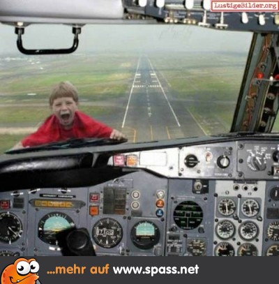 Flugzeug Kind