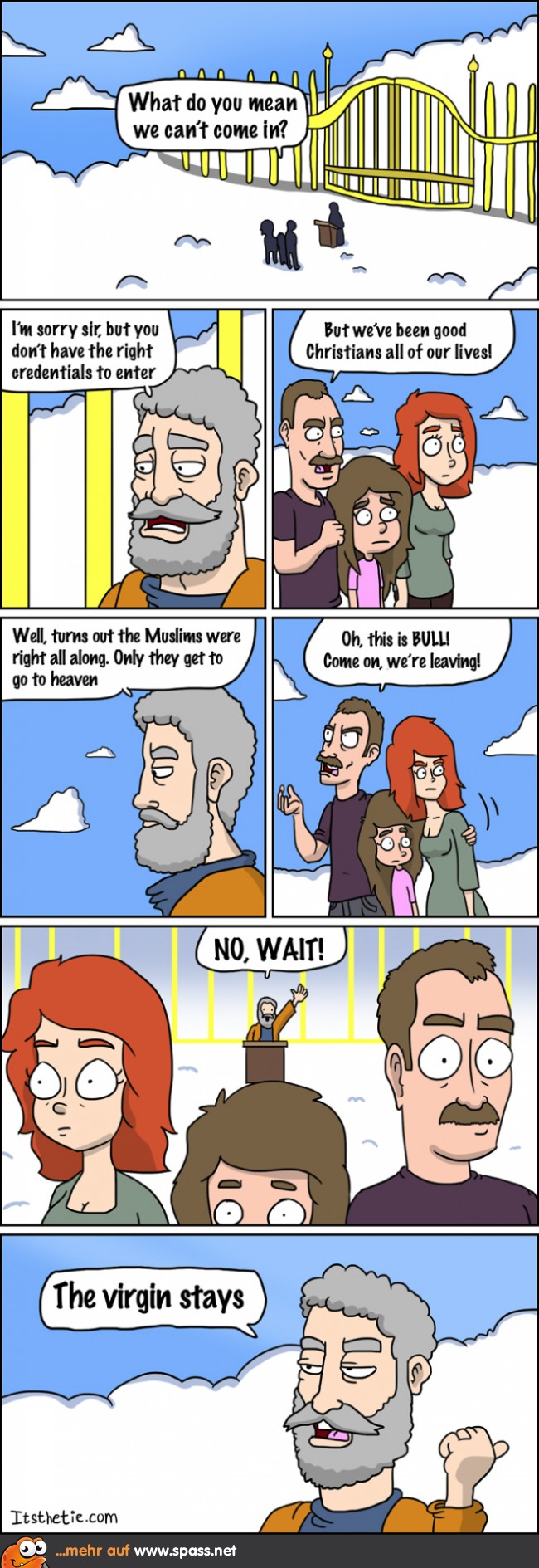 Muslimischer Himmel