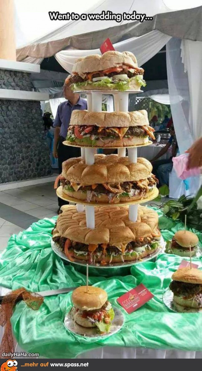 Burger Hochzeitstorte