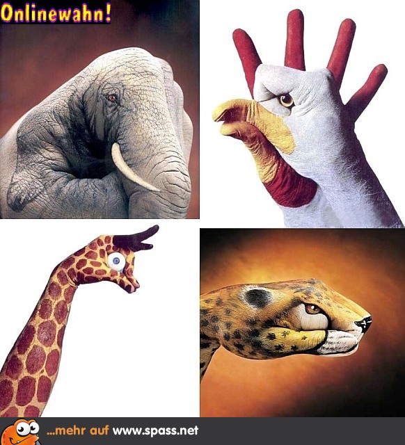 Afrika Tiere Hand