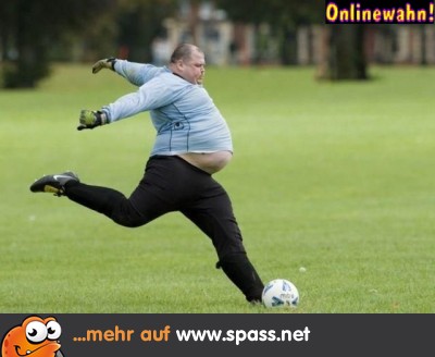 dicker Fußballer