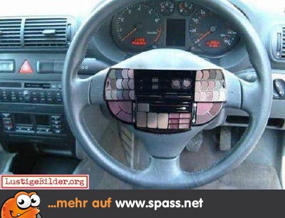 Schminkkasten Lenkrad