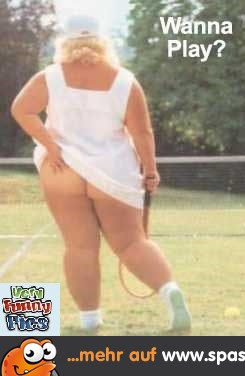 Tennis Frau Arsch