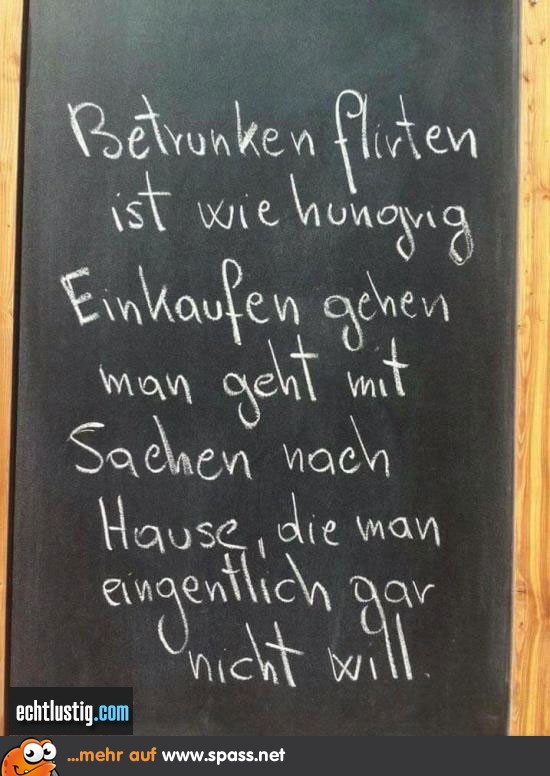 Tafel Flirten Betrunken