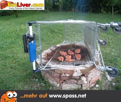 Grill Einkaufswagen