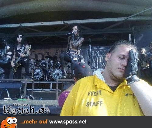 Security erträgt Musik