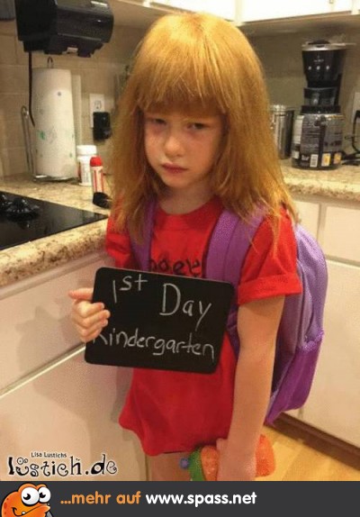 Kindergarten erster Tag