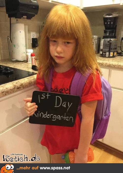 Kindergarten erster Tag