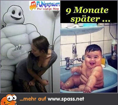 Michelin-Mann Frau Kind