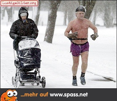 Joggen im Schnee