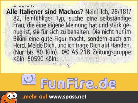 Kein Macho! Lustige Bilder auf