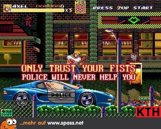 Videospiel Polizei