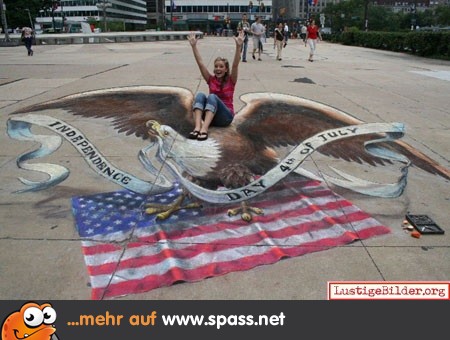 Adler Frau Kreide