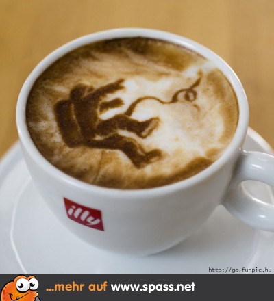 Astronaut in der Tasse