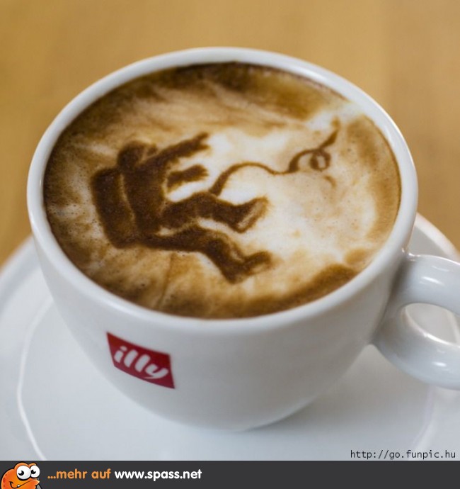 Astronaut in der Tasse