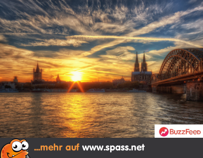 Köln Sonnenuntergang