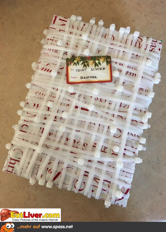 Geschenk an Schwester